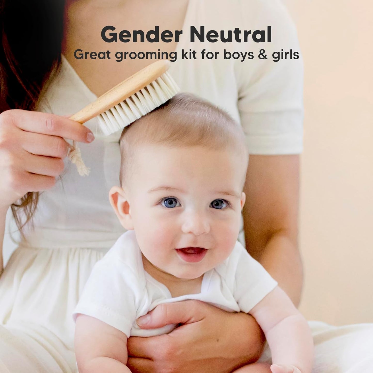 Baby Wooden Hairbrush Set