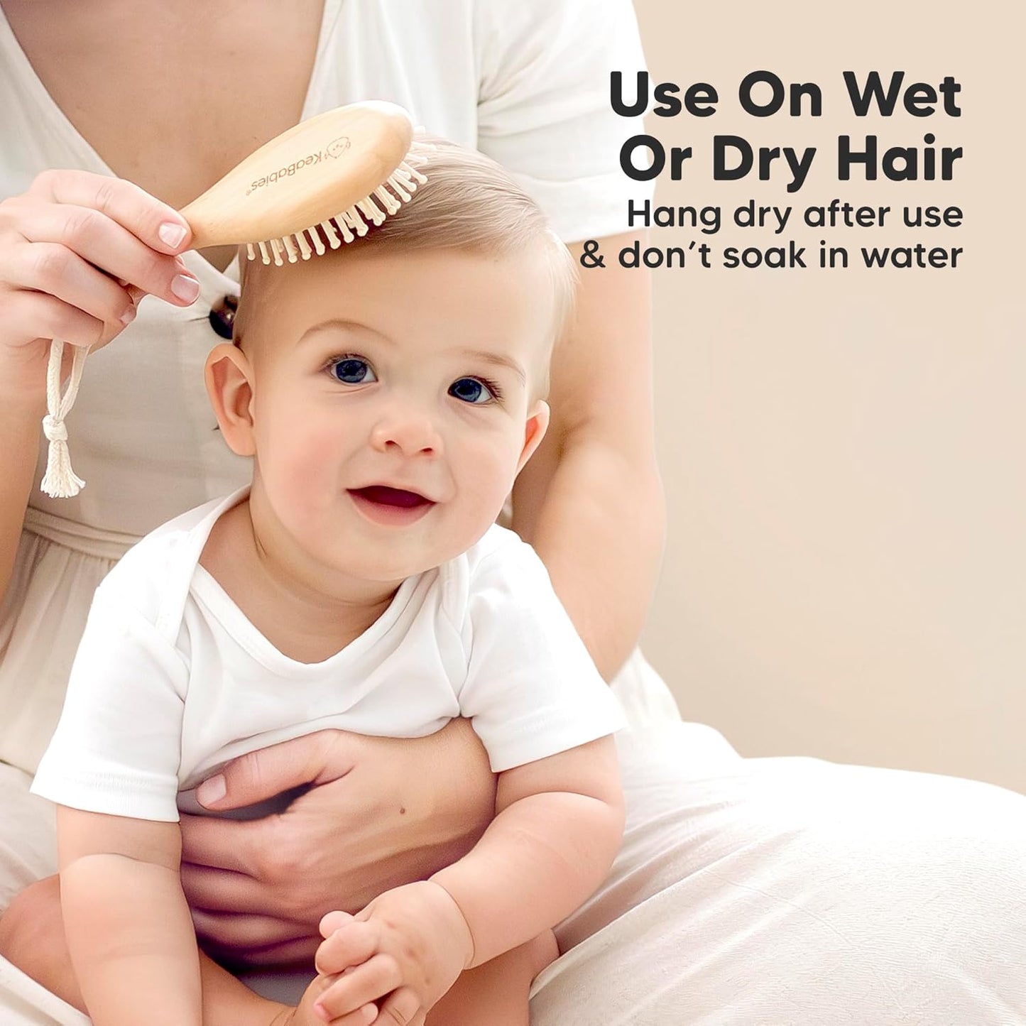 Baby Wooden Hairbrush Set