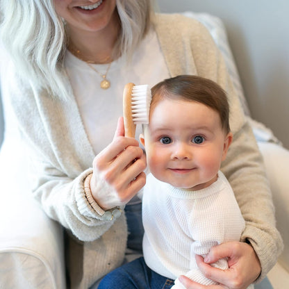 Baby Wooden Hairbrush Set