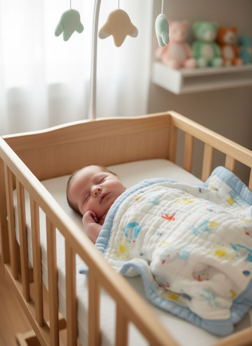 Newborn-Baby cotton Blanket - 6 layers